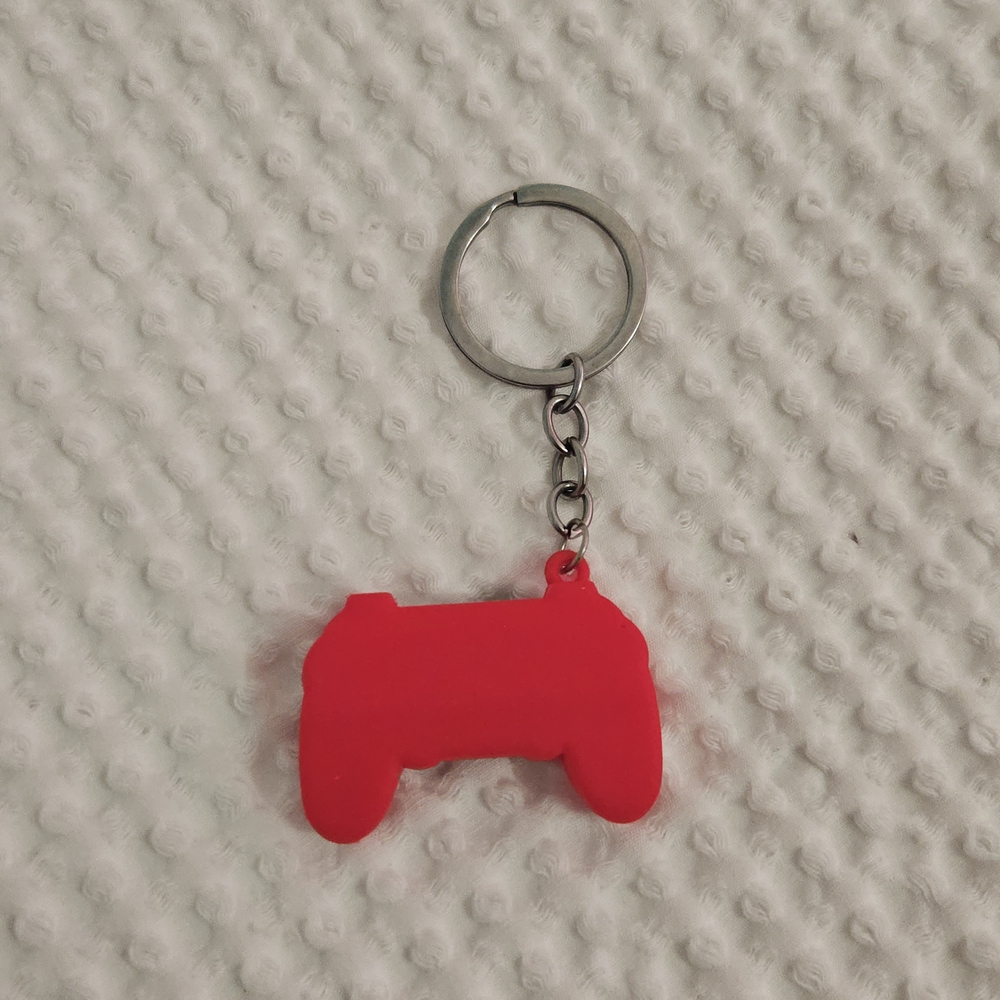 Red Game Controller Keychain - Picture 2 of 2